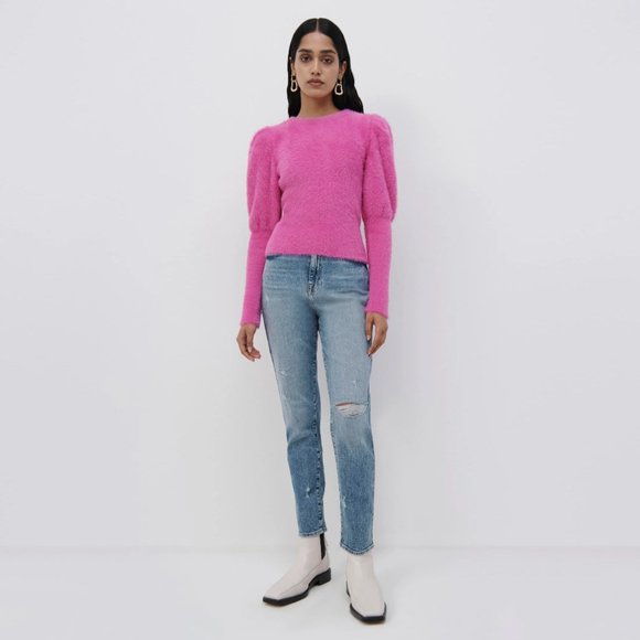 Jonathan Simkhai Pink Mohair Sweater, size Small (Fits XS/S) - Picture 5 of 9